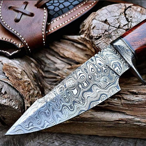 Couteaux de chasse à prix réduit en acier Damas, service OEM disponible - Product Image 5