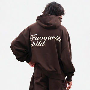 Venta al por mayor 100% algodón hombres peso pesado polar Sudadera con capucha con logotipo personalizado de diseño de ropa de calle Bangladesh de confianza de fábrica para el invierno - Product Image 2