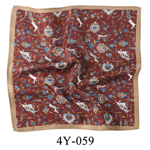 Customize Digital Print Floral Formal Square <b>Scarf</b> Elegant 100% <b>Silk</b> for Women Custom Logo Wedding Fashion Accessory - Product Image 3