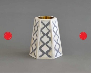 Fournisseur indien Brûleur de bakhoor en incrustation d'os fait à la main élégant avec motif artistique et surface brillante pour parfum de bureau et de maison - Product Image 3