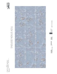 กระเบื้องพอร์ซเลนเคลือบ El Nexus Azul ดีไซน์กันลื่นทันสมัยสำหรับใช้ภายในวิลล่าห้างสรรพสินค้าโรงเรียน - Product Image 2