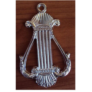 Joya de Collar de Guardián Superior Masónico, Joya de Collar de Oficial de Logia Masónica, Todos los Rangos Disponibles, Insignia Masónica, Diseño Plateado - Product Image 4