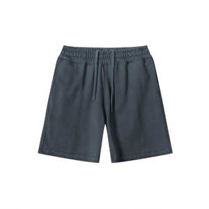 กางเกงขาสั้นผ้าฝ้ายบริสุทธิ์สำหรับผู้ชายกางเกงขาสั้นลำลองสีจางแบบลำลองสำหรับฤดูร้อน - Product Image 5