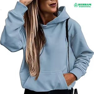 Sweat à capuche unisexe BSCI pour l'hiver, logo personnalisé de haute qualité, molleton 100% coton/éponge française, respirant, séchage rapide - Product Image 5