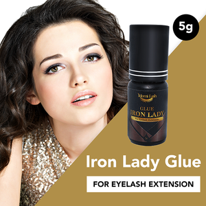 Lady Custom Liquid Lash Glue 3G 5G 10g Etiqueta privada Adhesivo de extensión de pestañas negro fuerte de larga duración - Product Image 3