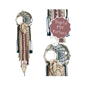 Tissu de couleur blanche macramé tenture murale décoration de la maison à la main attrape-rêves nouvel ornement artisanat variété différente décoration murale - Product Image 5