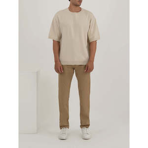 เสื้อยืด HARVE Perfect 100% ผ้าฝ้าย ทรงปกติ รุ่น MC2248 ลายเรียบ เสื้อยืดออกกำลังกาย น้ำหนักเบา 220 กรัม ผ้าถักอย่างดี - Product Image 2