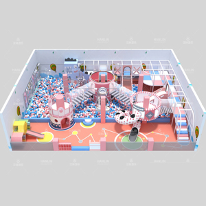 Aire de jeux intérieure Premium sur le thème <span class=keywords><strong>des</strong></span> bonbons, Château Ludique avec grande fosse à balles et <span class=keywords><strong>maison</strong></span> de jeu de rôle pour centre commercial - Product Image 2