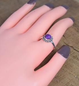 925 Sterling Silver Turquoise Gemstone Ring Jewelry Handmade Silver Boho Style Ring Jewelry For Women Wedding Gift For <b>Wife</b> - Product Image 2