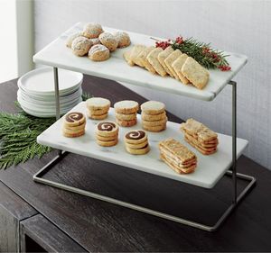 Exhibidor de Pastel de Mármol Tradicional de Marca Privada que Ofrece un Atractivo Atemporal para la Presentación de Postres Clásicos - Product Image 6