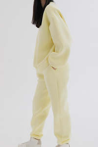 Conjunto Deportivo Informal de 2 Piezas con Logotipo Personalizado, Talla Grande, Sudadera y Pantalones Deportivos para Mujer - Product Image 4