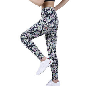 Mallas de Yoga de talla grande personalizadas para mujer, mallas de entrenamiento de cintura alta, mallas de Yoga de color liso para mujer - Product Image 6