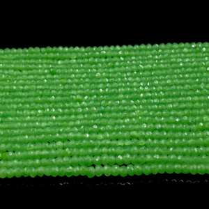 สร้อยคอลูกปัด tsavorite สีเขียวธรรมชาติลูกปัดเจาะสูงลูกปัดพลอยเจียระไนลูกปัด tsavorite หลวมสำหรับการทำเครื่องประดับ - Product Image 3