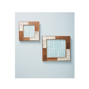 Marco de pinturas de mesa, accesorios decorativos, marco de fotos con incrustaciones de huesos, hecho a mano, imagen personalizada - Product Image 6