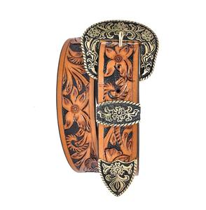 Cinturones de cuero con herramientas florales unisex más vendidos con hebillas de cuentas Durable Los mejores vendedores Productos para caballos Fabricantes personalizados - Product Image 2