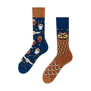 6-Piece Fun Animal Patterned <b>Breathable</b> <b>Sock</b> Set Left and Right Different for Daily Use - Product Image 3