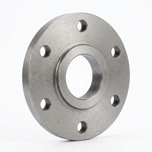 Placa de Brida Redonda de Hierro Fundido con Orificios de Montaje, Accesorio de Tubería con Brida para Uso en Plomería e Industrial - Product Image 1