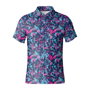 Camiseta de Polo de Golf Personalizada para Hombre, Poliéster Elástico, Control de Humedad, Ropa Deportiva, Fábrica en Vietnam - Product Image 2