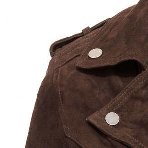 <b>Women's</b> High Quality Pure Leather Breathable Waterproof Windproof Eco-Friendly Plain Dyed Fashion <b>Jackets</b> Customizable Sizes - Product Image 5