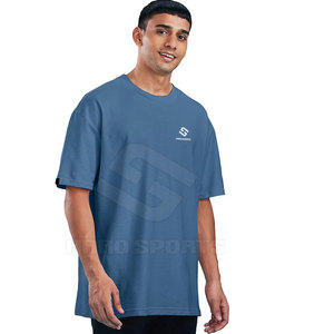 เสื้อยืดโอเวอร์ไซส์ผู้ชาย โลโก้สั่งทำ ผ้าโพลีเอสเตอร์/คอตตอน ระบายอากาศได้ดี เป็นมิตรกับสิ่งแวดล้อม ผลิตในปากีสถาน ขายดี - Product Image 4