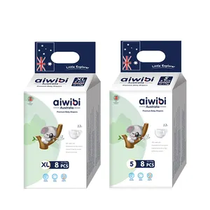 AIWIBIベビーおむつ/おむつ卸売業者プライベートラベルベビーおむつ卸売業者ドバイでグレード品質