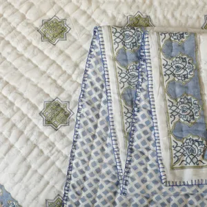 ผ้าห่มใยฝ้ายแท้ 100% บุด้วยใยฝ้าย เย็บมือ พิมพ์ลายด้วยมือ ราคาสุดคุ้ม - Product Image 1