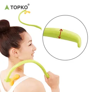 TOPKO High Quality PP Back & Neck Massage Stick Multi Functional Lower Back Massager Shoulder Massage