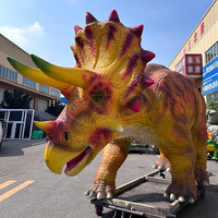 Modèle électrique de dinosaure animatronique réaliste grandeur nature utilisation intérieure/extérieure pour les centres commerciaux parcs d'aventure parcs d'attractions