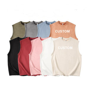เสื้อกล้ามผ้าฝ้ายระบายอากาศจำนวนมาก - Product Image 1