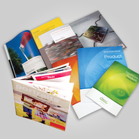 Design personnalisé, publicité promotionnelle, livret plié, dépliant, papier d'art, affiche de catalogue, dépliant, services d'impression de Menu