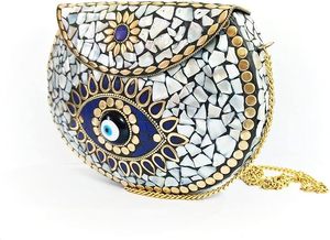 กระเป๋าคลัทช์มือสไตล์โบฮีเมียนวินเทจสวย - Product Image 5