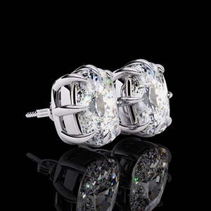 Boucles d'oreilles en argent sterling 925 pour femmes Designer Nouvelle arrivée Coussin Cut VVS Clarity 2 CT Moissanite Diamond Wedding Fine Stud Gift - Product Image 2