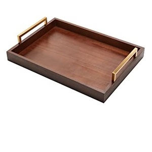 Nouveau plateau de service design avec poignée en métal adapté aux assiettes à salade et aux plats de fête, de mariage et de festival - Product Image 2