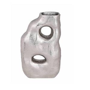 Florero de metal moderno de venta caliente en metal de níquel florero de mesa moderno jarrón de metal decorativo hecho a mano para sala de estar - Product Image 1