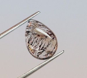 Brillant Super Seven Gemstone Welo Cabochon Super Seven Gems Mélodie Naturelle Super Seven Pierre en Forme de Poire pour la Fabrication de Bijoux - Product Image 2