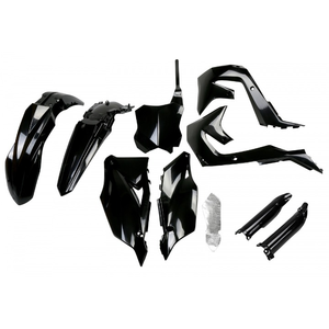 Kit di plastica nera completa per Kawasaki KXF 450 2019-2023 modelli di accessori per moto - Product Image 1