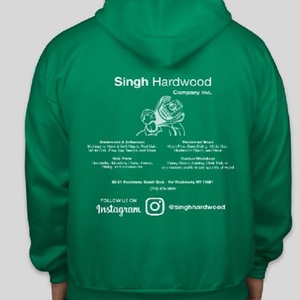 custom oem green <b>hoodie</b> manufacturer for <b>men</b> with customize logos - Product Image 4