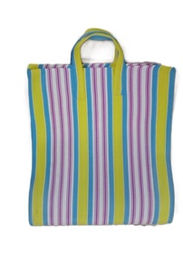 Grands sacs à provisions tissés en PP réutilisables écologiques Modèle personnalisé plastique polypropylène recyclé durable fabriqué en Inde en vrac - Product Image 6