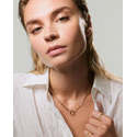 Collar de cadena con dijes de clip de papel a la moda - Product Image 4