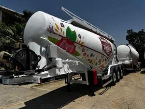 Semi-remorque Sertel à 4 essieux de type V 34 M3, citerne à ciment efficace avec un poids total autorisé de 6001 à 14000 kg pour le transport - Product Image 4