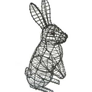 Sculpture artisanale en métal forgé moderne de haute qualité, ornements en fer noir fini, écologiques pour la décoration de la maison et de Noël - Product Image 4