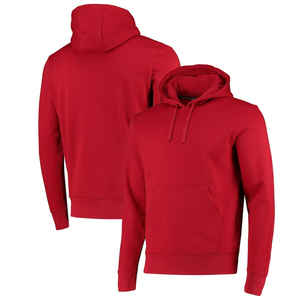 OEM personnalisé de haute qualité 100% coton hommes surdimensionné recadrée respirant tricoté sweats à capuche anti-rétrécissement grande taille - Product Image 5