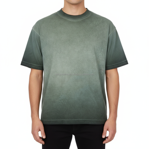 Camisa de punto satinado 100% algodón con tecnología de secado rápido, corte holgado, hombros caídos, estilo casual de verano, ropa urbana de secado rápido, logotipo personalizado OEM - Product Image 3