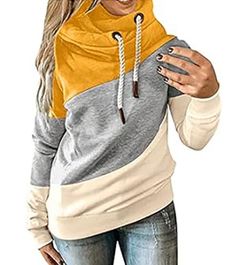 Sudaderas con Capucha Extra Grandes de Felpa de Algodón 100% de Alta Calidad al por Mayor, Transpirables, Antibolitas, de Secado Rápido, 320 g/m², para Mujer - Product Image 2