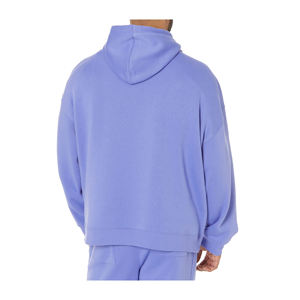 พรีเมี่ยมแฟชั่นการออกแบบฮิปฮอปเสื้อกันหนาวหมวกสีทึบที่กําหนดเองหนักน้ําหนักผ้าฝ้ายอินทรีย์ธรรมดา U Nisex เสื้อกันหนาวหมวกที่จําเป็นขนาดใหญ่ - Product Image 6