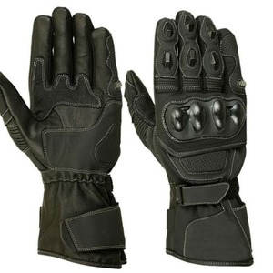 Guantes de Motociclismo Deportivos de Carreras de Alta Calidad, de Cuero, con Malla Transpirable, Cómodos y Elegantes, de Pakistán - Product Image 5