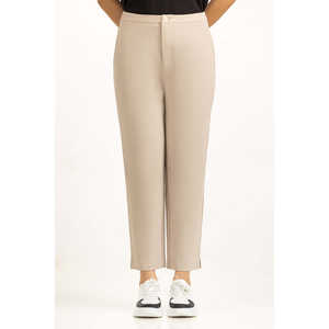 Pantalon à coupe ajustée WM-TRC-WS25-007 B avec décoration boutonnée - Product Image 3