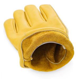 Gants de travail en cuir avec revêtement PU lisse pour une sensibilité accrue, utilisation extérieure en hiver, protection thermique - Product Image 4