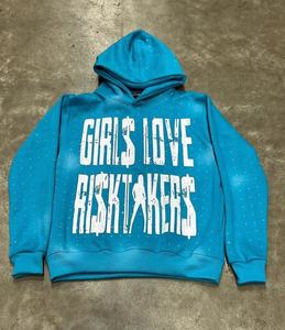 Sweat-shirts unisexes avec strass, sweat-shirt à capuche avec strass pour homme, sweat-shirt scintillant, sweat-shirt de luxe, sweat-shirt urbain, sweat-shirt en tissu doux - Product Image 3