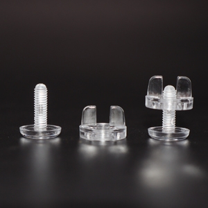 Nút văn phòng phẩm nhựa nút mẹ PC trong suốt tay xoắn vít bướm Nut triển lãm cố định Hỗ trợ khung - Product Image 1